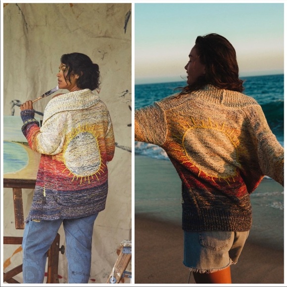 Sunset Embroidered Cardigan | Poshmark